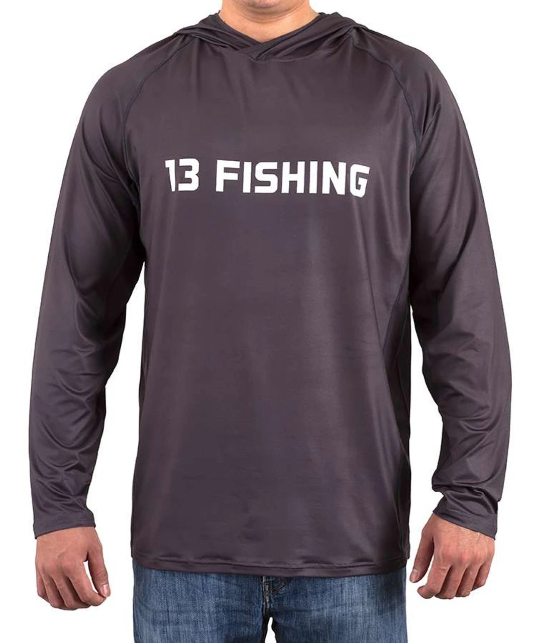 13 Fishing SUS Performance Long Sleeve Hooded Shirt - Medium 1 13 Fishing SUS Performance Long Sleeve Hooded Shirt - Medium