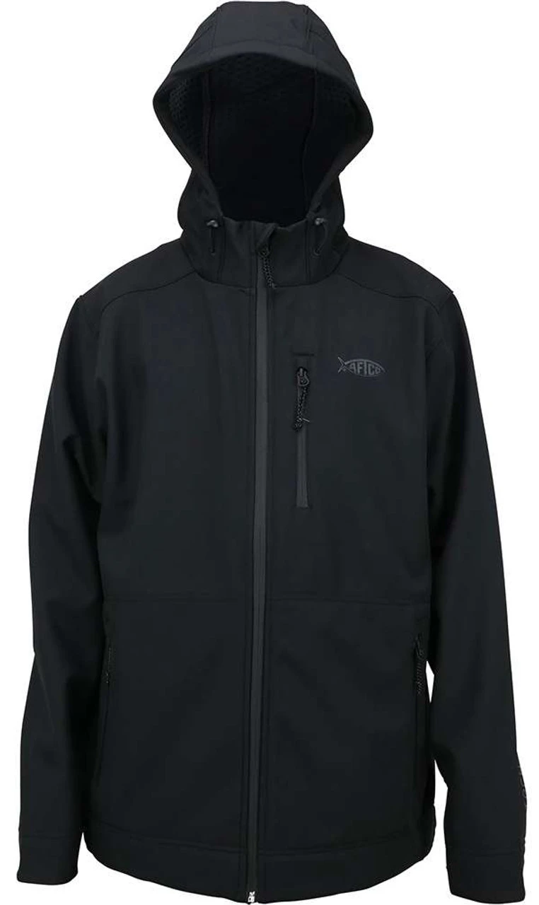 Aftco Reaper Softshell Jacket - Black 1 Aftco Reaper Softshell Jacket - Black