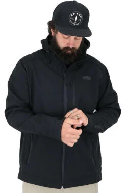 Aftco Reaper Softshell Jacket - Black 5 Aftco Reaper Softshell Jacket - Black -Fishing Equipment Store aftco reaper softshell jacket black 76109.1651426679