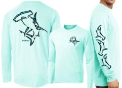 David Dunleavy Hammerhead Deco Long Sleeve Shirts