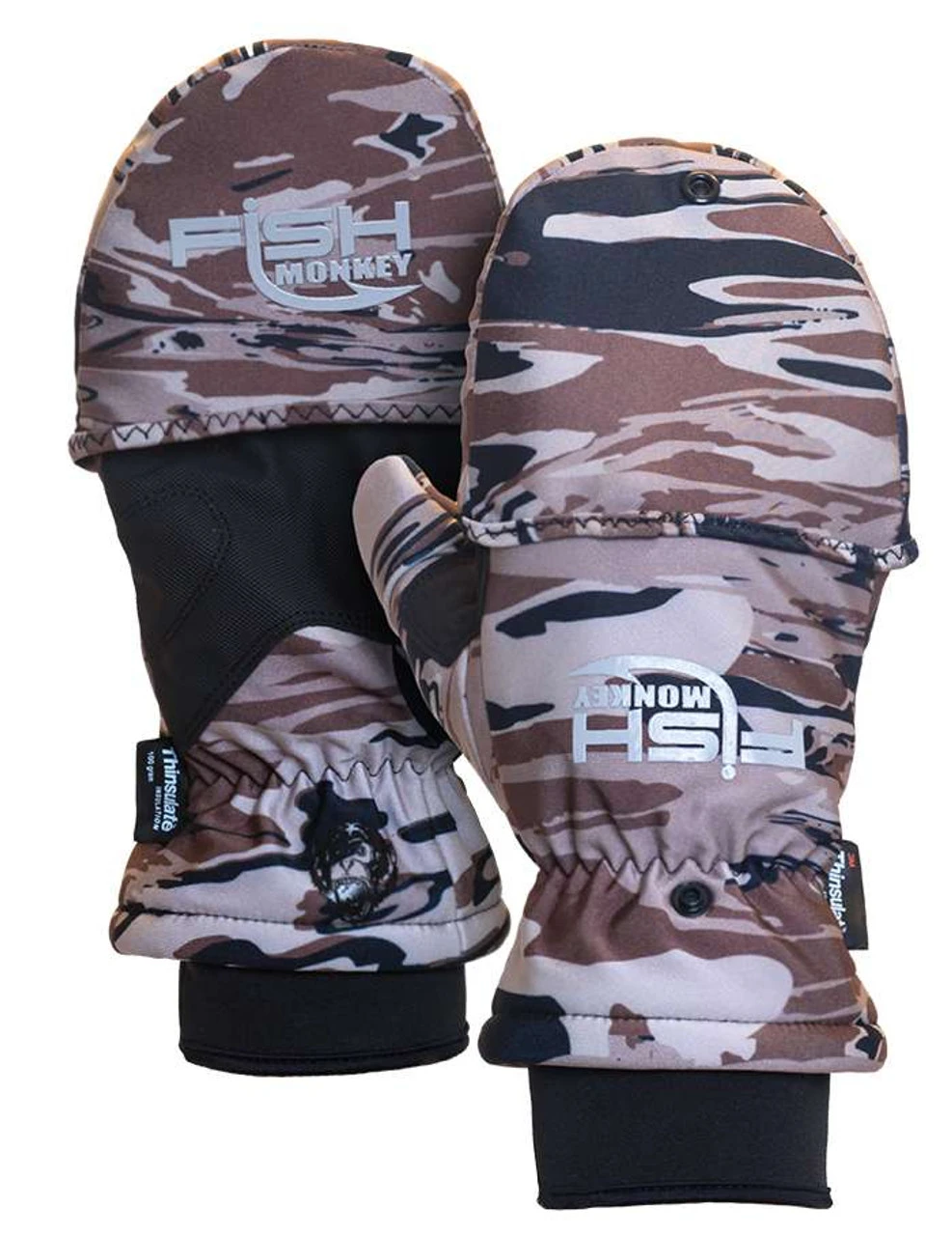 Fish Monkey Tundra Gloves - Camo XL 1 Fish Monkey Tundra Gloves - Camo XL