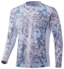 Huk Icon X Tide Change Long Sleeve Shirt - Hogs Back - 2X-Large