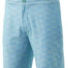 Huk Pursuit Scaled Dye Boardshort - Beach Glass - 36