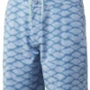 Huk Pursuit Scaled Dye Boardshort - Blue Fog - 34
