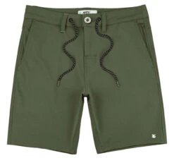 Jetty Traverse Short - Military - 40