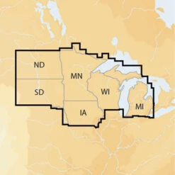 Navionics+ MSD/NAV+NO Regions North Preloaded - MicroSD