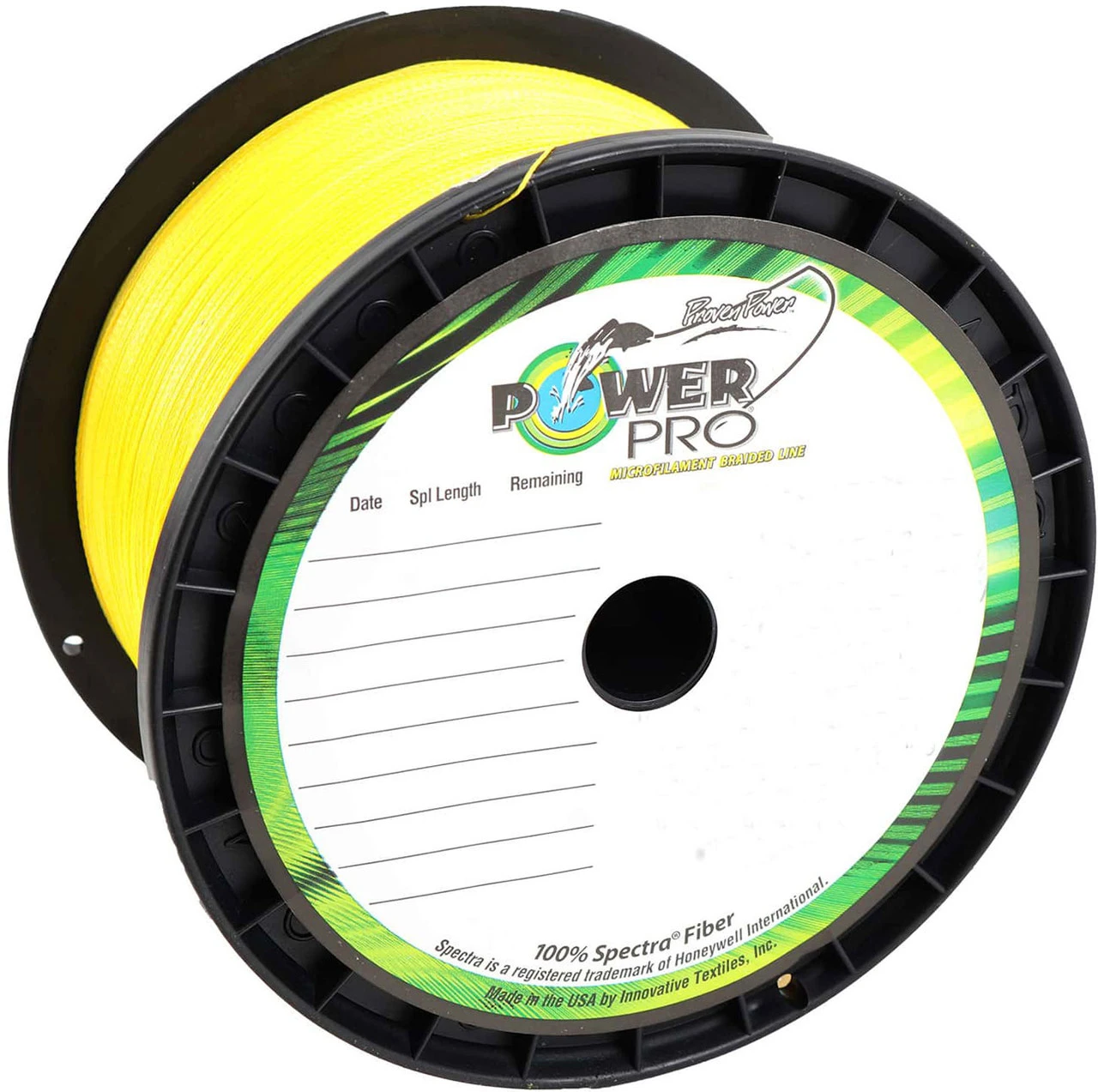 Power Pro PowerPro Braided Spectra Fiber Fishing Line Hi-Vis Yellow 1500 Yds. 1 Power Pro PowerPro Braided Spectra Fiber Fishing Line Hi-Vis Yellow 1500 Yds.