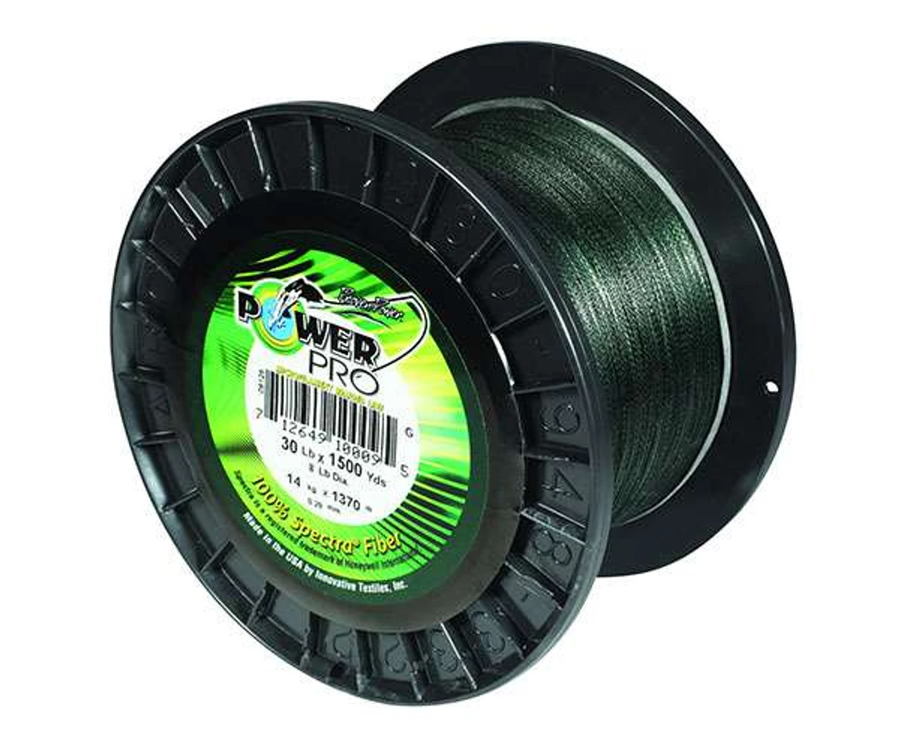 Power Pro PowerPro Braided Spectra Fiber Fishing Line Moss Green 500 Yds. 2 Power Pro PowerPro Braided Spectra Fiber Fishing Line Moss Green 500 Yds. - Image 2