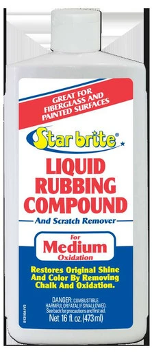Star Brite Liquid Rubbing Compound For Medium Oxidation - 16 Oz.