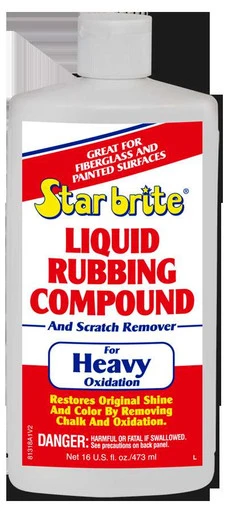 Star Brite Liquid Rubbing Compound For Heavy Oxidation - 16 Oz.