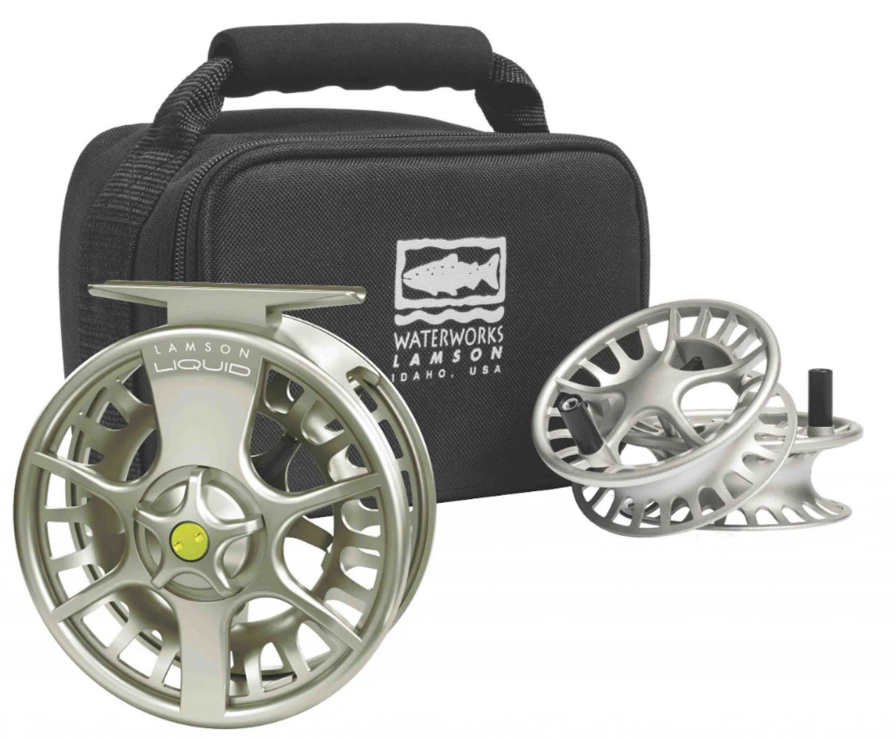 Waterworks Lamson Liquid Fly Fishing Reel And Spools - 3 Pack 2 Waterworks Lamson Liquid Fly Fishing Reel And Spools - 3 Pack - Image 2