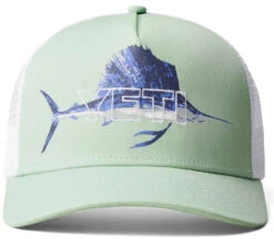 Yeti Sailfish Badge Trucker Hat - Ice Blue -Fishing Equipment Store yeti 21023005051 sailfish badge trucker hat 24327.1677854818