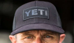 YETI Black On Black Patch Trucker Hat -Fishing Equipment Store yeti black on black patch trucker hat 96430.1651346646